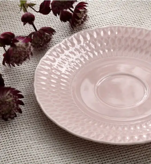 ĆMIELÓW SOFIA LB07 RÓŻANA Spodek pod filiżankę 15,7 cm / porcelana