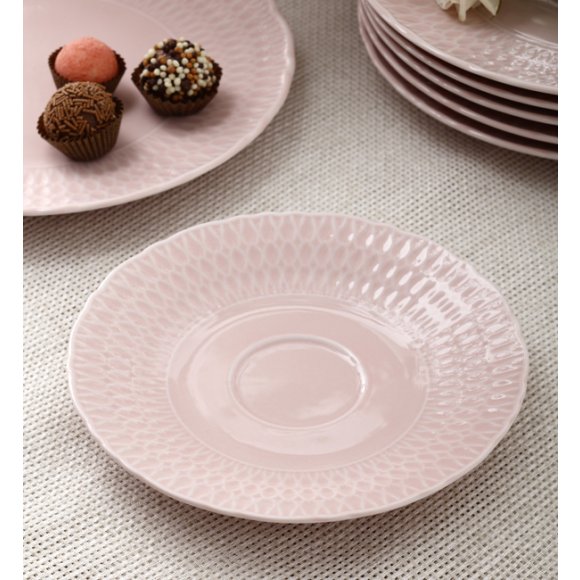 ĆMIELÓW SOFIA LB07 RÓŻANA Spodek pod filiżankę 15,7 cm / porcelana