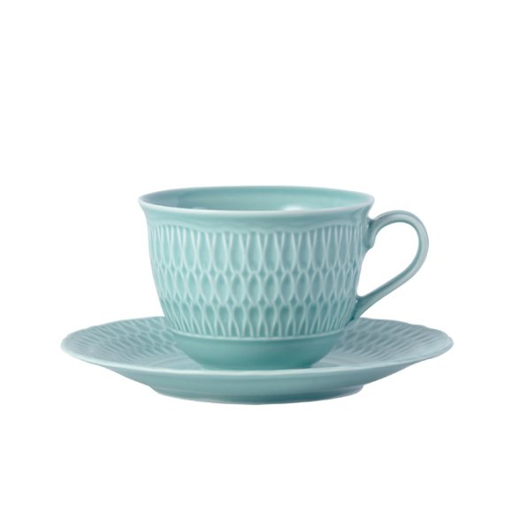 ĆMIELÓW SOFIA LB05 LAZUROWA Zestaw kawowy 12 el dla 6 osób / porcelana