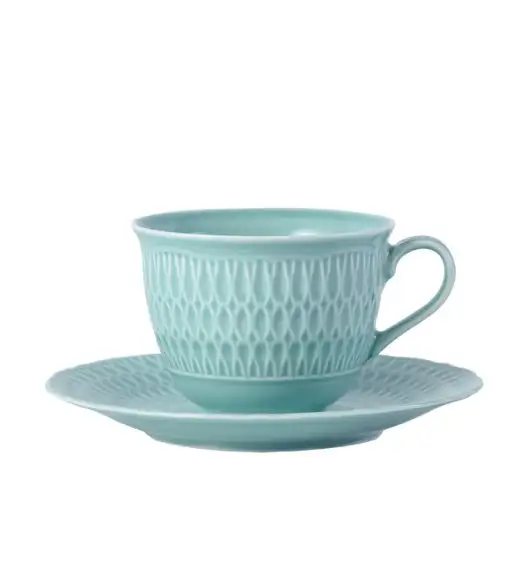 ĆMIELÓW SOFIA LB05 LAZUROWA Zestaw kawowy 24 el dla 12 osób / porcelana