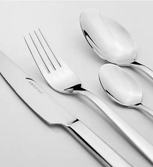 AMBITION PRATO Sztućce Komplet 100 el pudełko / 24 osób / połysk