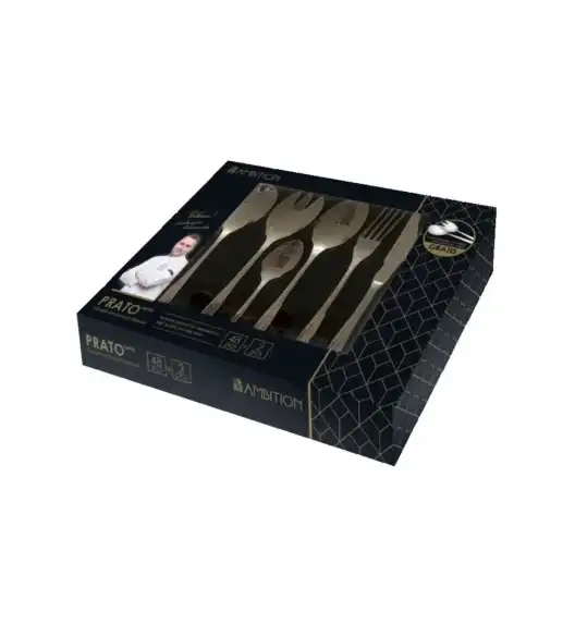 AMBITION PRATO Sztućce Komplet 100 el pudełko / 24 osób / połysk