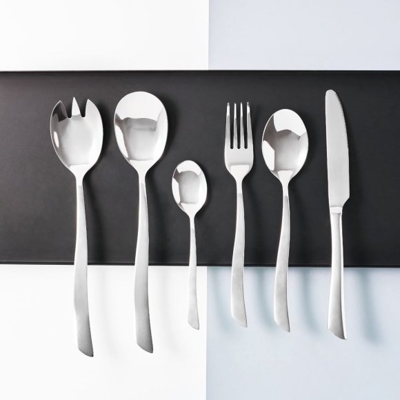 AMBITION Wave Sztućce Komplet 100 el pudełko / połysk / 24 os