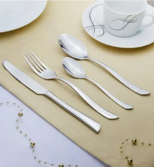 AMBITION Wave Sztućce Komplet 150 el pudełko / połysk / 36 os