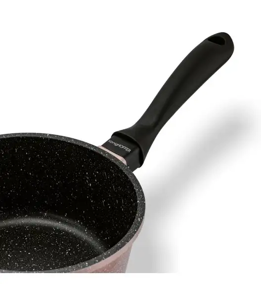 KONIGHOFFER POLLO ROSE GOLD Zestaw garnków z pokrywkami 8 el + 2 nakładki na uchwyty / indukcja