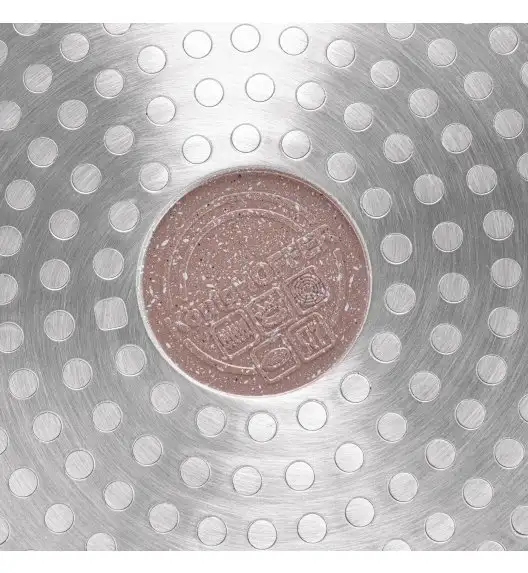 KONIGHOFFER POLLO ROSE GOLD Zestaw garnków z pokrywkami 8 el + 2 nakładki na uchwyty / indukcja