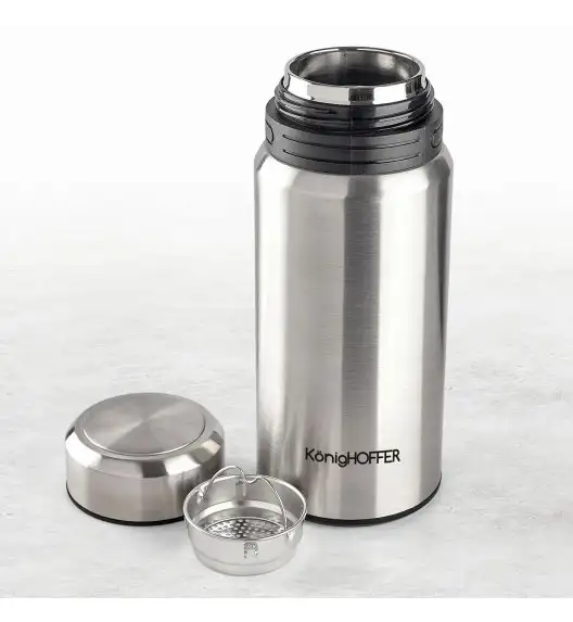 KonigHOFFER ADVENTURE Termos próżniowy ze stali nierdzewnej z sitkiem 500 ml