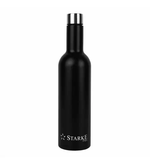 STARKE PRO FINO Butelka termiczna / 750 ml / czarna / stal nierdzewna