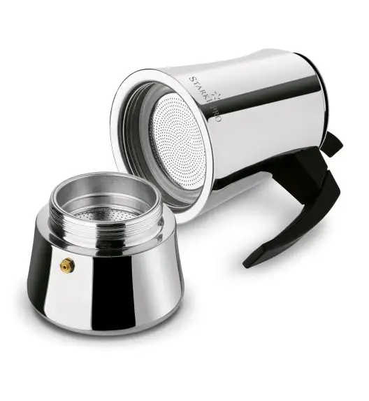 STARKE PRO ROBUSTA Kawiarka stalowa 540 ml / 9 filiżanek espresso / indukcja