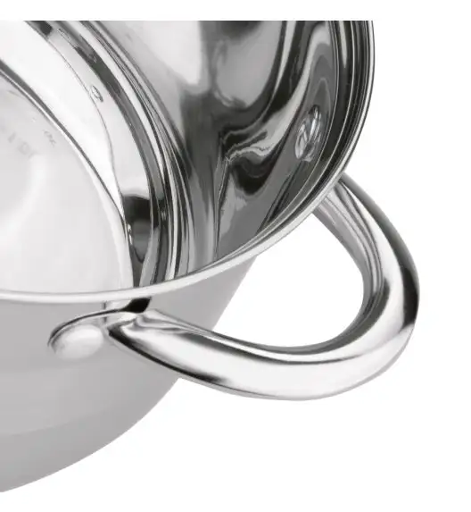 KonigHOFFER FARO Garnek z pokrywką 24 cm / 5.9 L / stal nierdzewna / indukcja