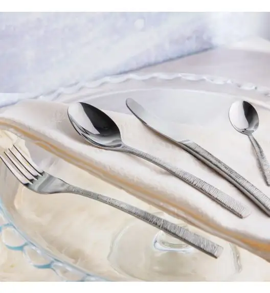 AMBITION RIVER Sztućce Komplet 48 el pudełko / 12 osób / połysk 