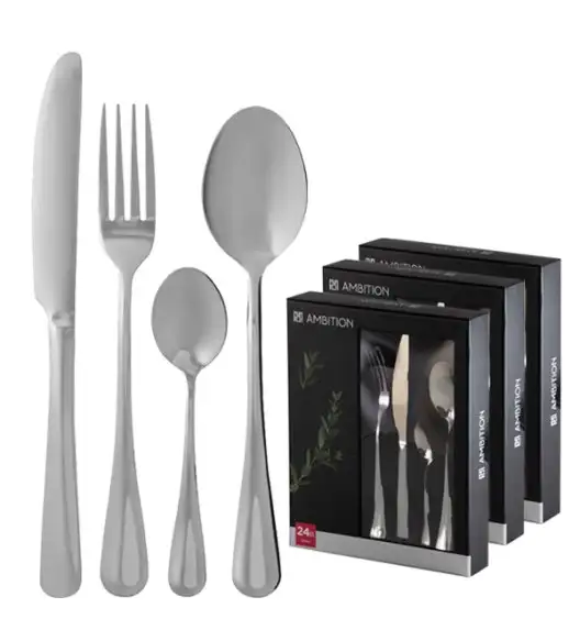AMBITION ENNA Sztućce Komplet 72 el pudełko / 18 osób