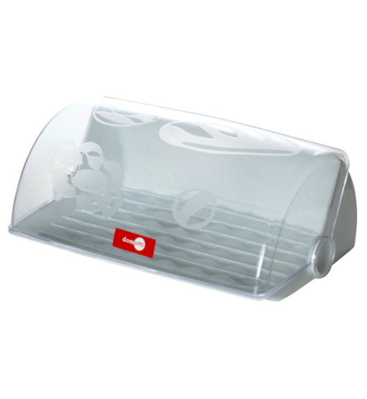 DOMOTTI AVANGARDA Chlebak z pokrywką 33,5 x 25 x14 cm  / granit / tworzywo sztuczne