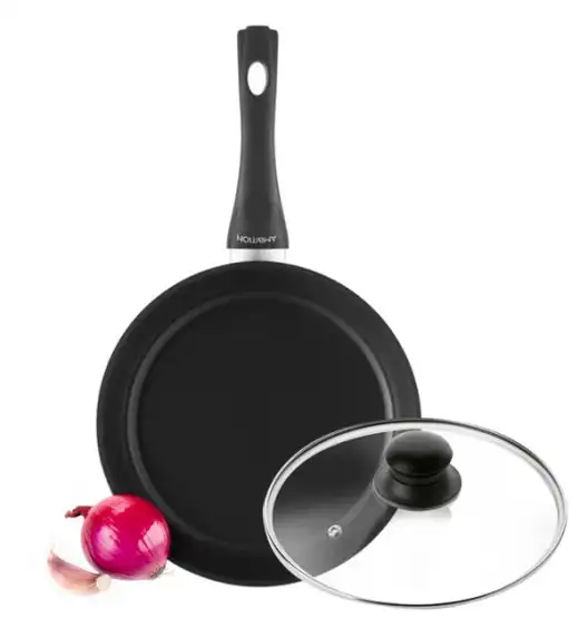 AMBITION GRAND Patelnia tradycyjna 20 cm + pokrywka szklana TADAR / indukcja