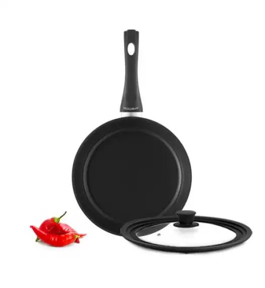 AMBITION GRAND Patelnia tradycyjna 20 cm + pokrywka uniwersalna TADAR / indukcja