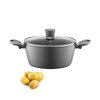 AMBITION VERSO Garnek z pokrywą 24 cm / 4,1 l / aluminium / indukcja