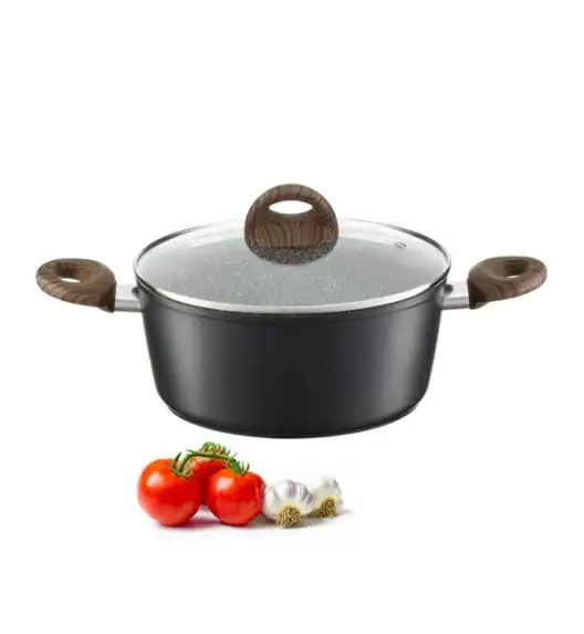 AMBITION TERRA Garnek z pokrywką 28 cm / 5,6 l / aluminium / indukcja