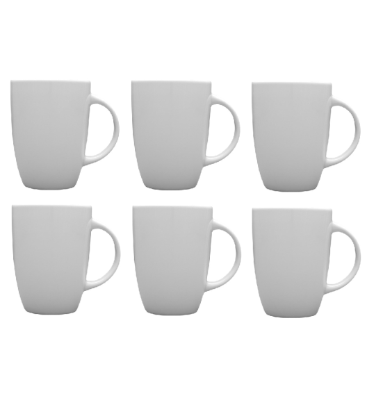 LUBIANA FILIP 6x Kubek 300 ml | biały | porcelana luzem