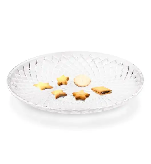 TADAR Madeline Talerz deserowy szklany 32 cm