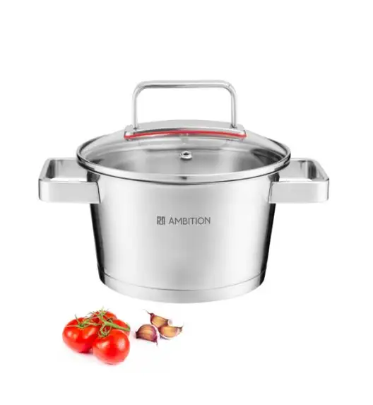 AMBITION SELECTION Garnek z pokrywką 20 cm / 3,2 l / stal nierdzewna / indukcja