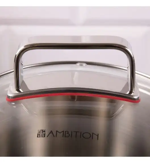 AMBITION SELECTION Komplet garnków z pokrywkami 8 el / stal nierdzewna / indukcja