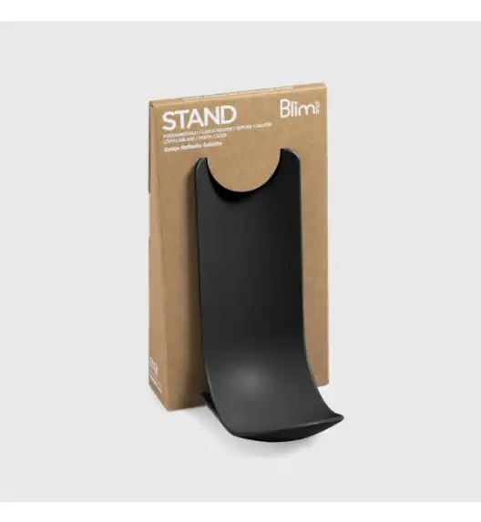 BLIM PLUS Podstawka pod łyżkę czarna / funkcjonalna