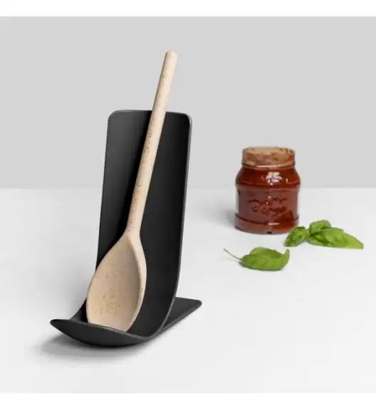 BLIM PLUS Podstawka pod łyżkę czarna / funkcjonalna