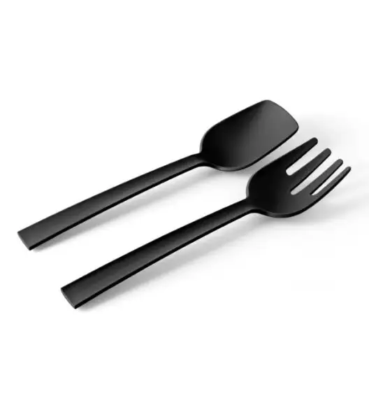 BLIM PLUS Zestaw sztućców serwisowych czarny