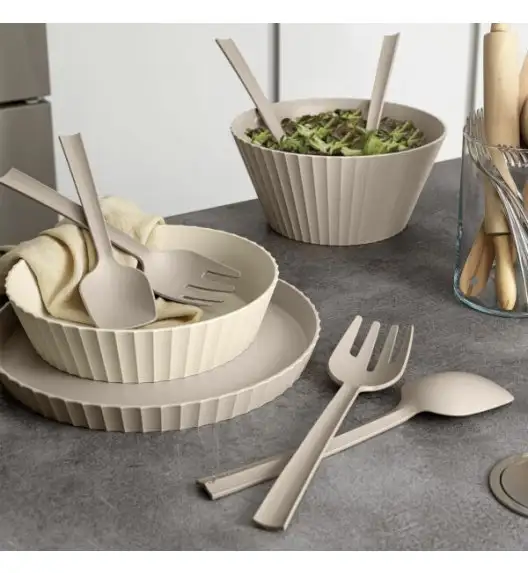 BLIM PLUS Zestaw sztućców serwisowych czarny