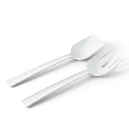 BLIM PLUS Zestaw sztućców serwisowych biały