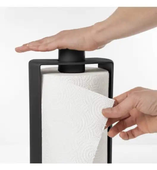 BLIM PLUS Stojak na ręcznik papierowy czarny