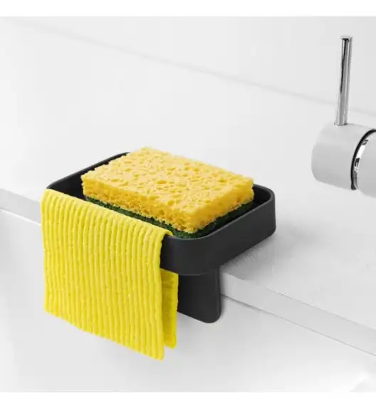 BLIM PLUS Ociekacz na gąbkę czarny / funkcjonalny