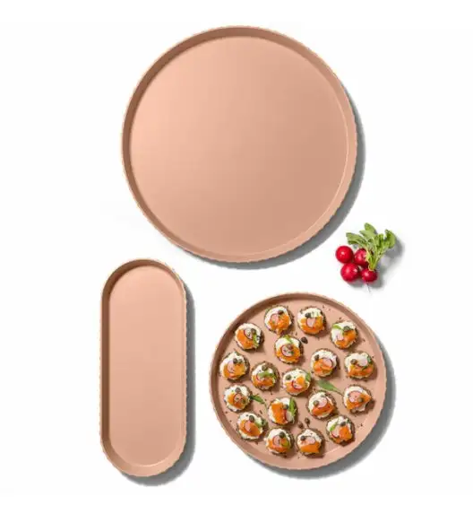 BLIM PLUS Taca okrągła śr. 30 cm pomarańczowa