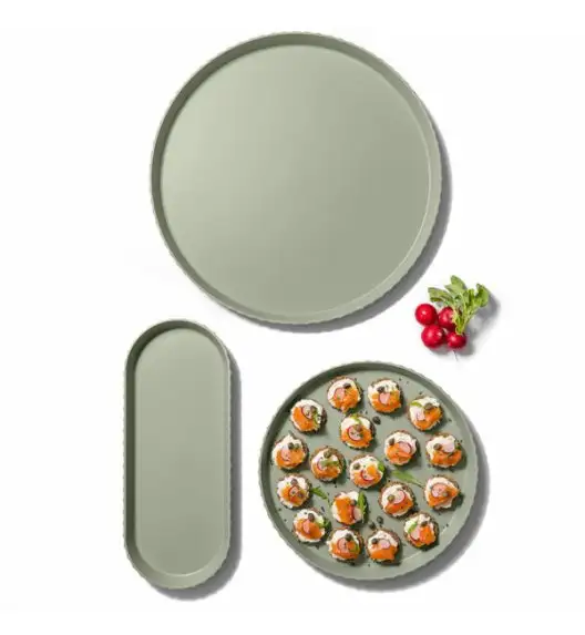 BLIM PLUS Taca owalna 37,5x15 cm zielona