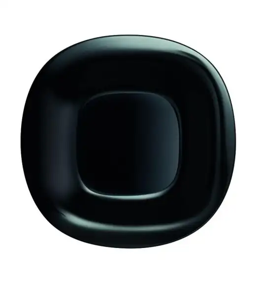 LUMINARC CARINE NEO BLACK Talerz obiadowy 27 x 27 cm  / szkło hartowane