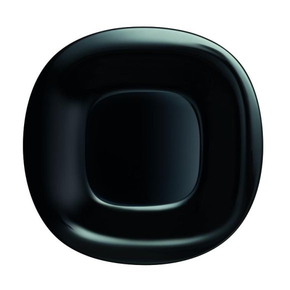 LUMINARC CARINE NEO BLACK Talerz obiadowy 27 x 27 cm  / szkło hartowane