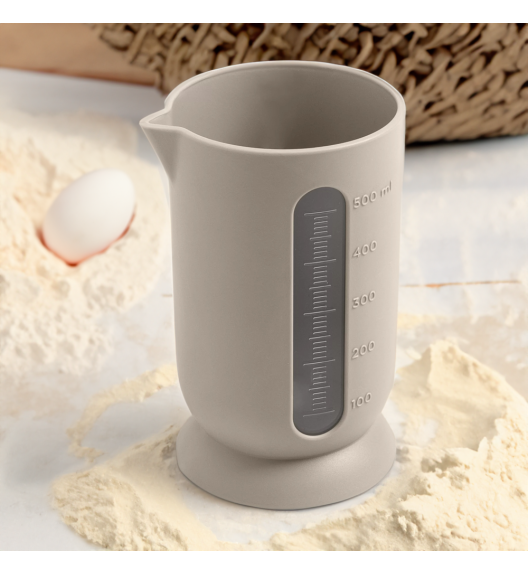 BLIM PLUS Dzbanek z miarką 0,5 l brązowy