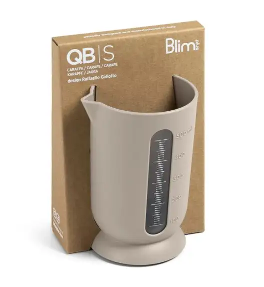 BLIM PLUS Dzbanek z miarką 0,5 l brązowy