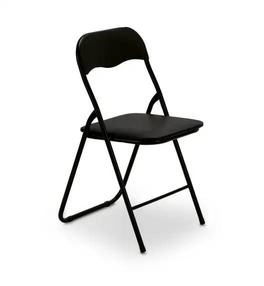 TADAR Krzesło składane 44 x 47 x 79 cm / turystyczne / czarne