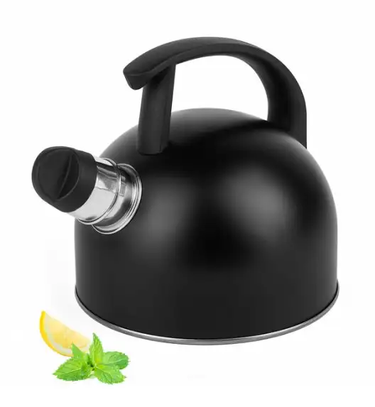 TADAR KACPER Czajnik ze stali nierdzewnej 1,5 l / czarny / gaz / indukcja