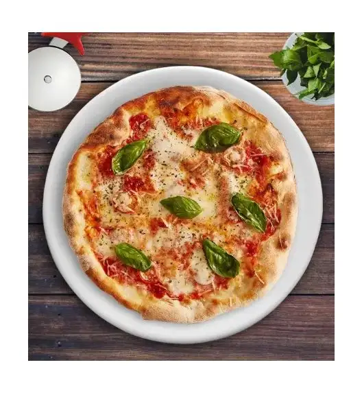 LUBIANA TINA Talerz do pizzy 33 cm | kolorowy nadruk 