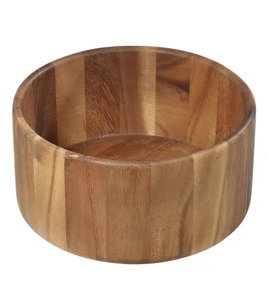 ZASSENHAUS Miska sałatkowa z drewna akacjowego, 25 cm x 12,5 cm / FreeForm
