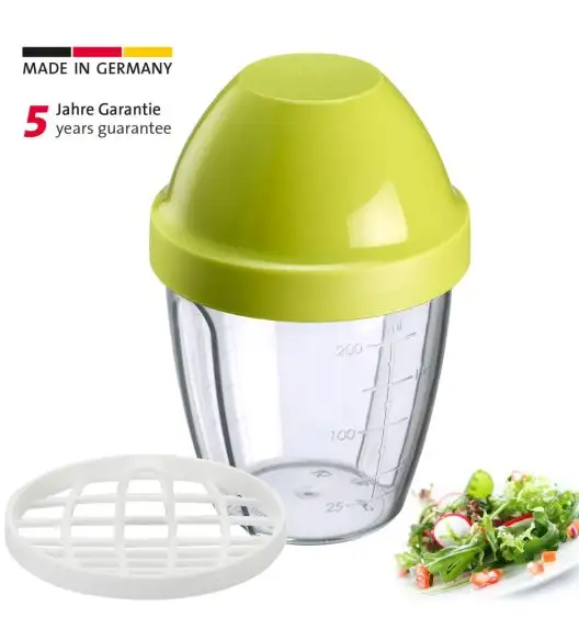 WESTMARK MIX-EI Kubek do miksowania / shaker do sosów z wkładką mieszającą 250 ml / zielony