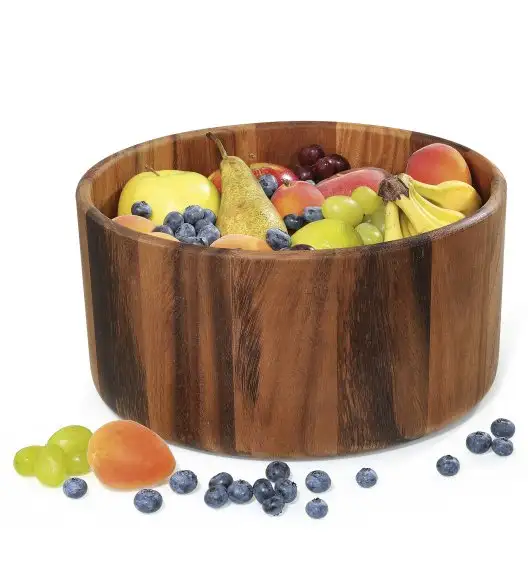 ZASSENHAUS Miska sałatkowa z drewna akacjowego, 30 cm x 15 cm / FreeForm