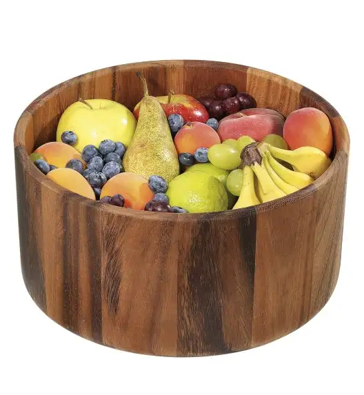 ZASSENHAUS Miska sałatkowa z drewna akacjowego, 30 cm x 15 cm / FreeForm
