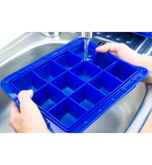 LURCH ICE FORMER Foremka na lód / 12 dużych kostek / silikon platynowy / FreeForm