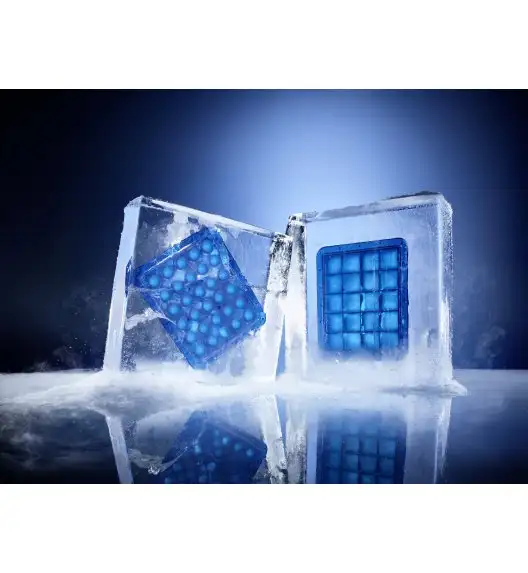 LURCH ICE FORMER Foremka na lód / 12 dużych kostek / silikon platynowy / FreeForm