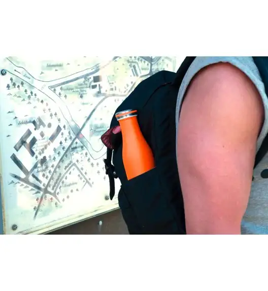 LURCH Butelka termiczna stalowa 0,5 l pomarańczowa / FreeForm