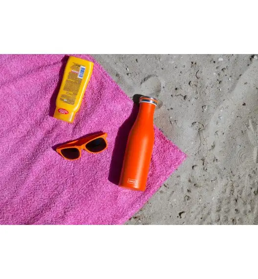 LURCH Butelka termiczna stalowa 0,5 l pomarańczowa / FreeForm