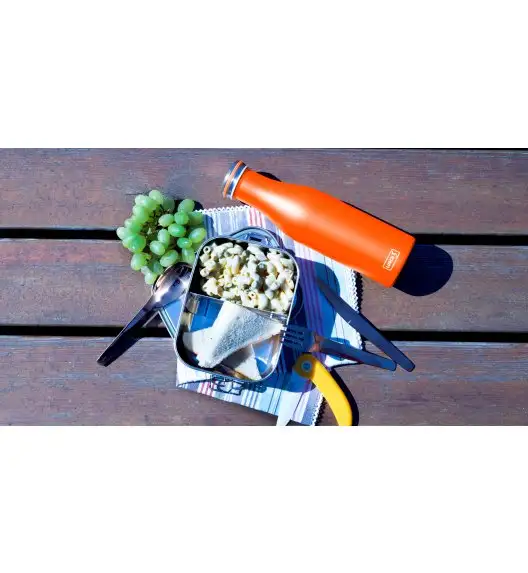 LURCH Butelka termiczna stalowa 0,5 l pomarańczowa / FreeForm